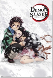 Capa do artigo Demon Slayer Poster - Tanjiro and Nezuko