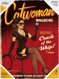 Capa do artigo DC Comics Bombshells Catwoman 30x40 cm Glass Poster