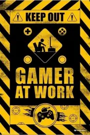Poster Gameration Gamer At Work