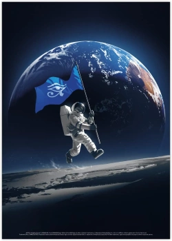 Capa do artigo Humankind Astronaut Poster (Glows in the Dark)