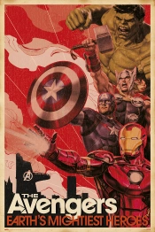Capa do artigo Marvel Avengers Earths Mightiest Heroes Poster