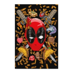 Capa do artigo Poster Marvel Deadpool - Bullets And Chimichangas