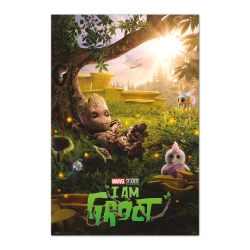 Capa do artigo Marvel Groot Chill Time Poster