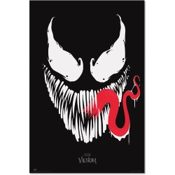 Capa do artigo Poster Marvel Venom Black Face