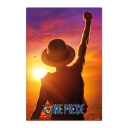 Capa do artigo Poster One Piece Netflix - Monkey D. Luffy