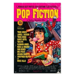 Capa do artigo "Pop Fiction" Poster