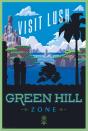 Poster Sonic The Hedgehog - Visit Lush Green Hill Zone - Preview