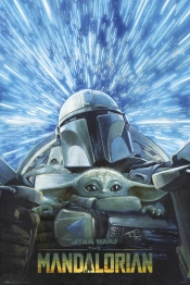 Capa do artigo Poster Star Wars The Mandalorian - Hyperspace