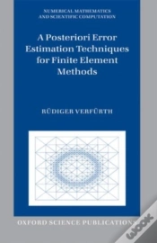 Capa do artigo Posteriori Error Estimation Techniques For Finite Element Methods
