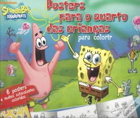 Posters para o Quarto das Crianças para Colorir - Sponge Bob