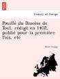 Pouille  Du Dioce Se De Toul, Re Dige  E - Preview