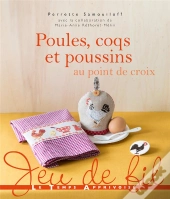 Poules  Coqs Et Poussins Au Point De Croix