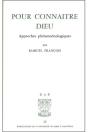 Pour Connaitre Dieu. Approches Phenomenologiques - Preview