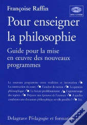 Pour Enseigner La Philosophie