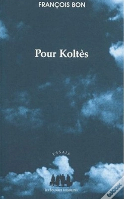 Capa do artigo Pour Koltès