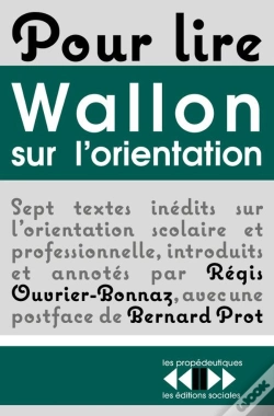 Capa do artigo Pour Lire Wallon Sur L'Orientation