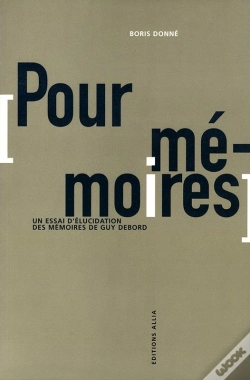 Capa do artigo Pour Mémoires