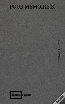 Capa do artigo Pour Mémoire(S)