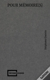 Capa do artigo Pour Mémoire(S)
