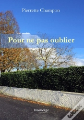Capa do artigo Pour Ne Pas Oublier