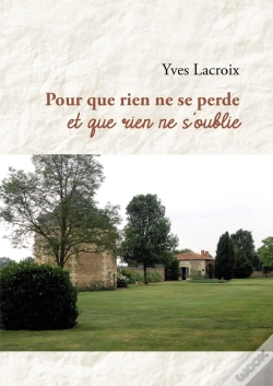 Capa do artigo Pour Que Rien Ne Se Perde Et Que Rien Ne S'Oublie