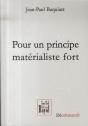 Pour Un Principe Matérialiste Fort - Preview