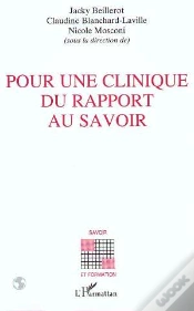 Capa do artigo Pour Une Clinique Du Rapport Au Savoir