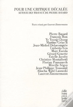 Capa do artigo Pour Une Critique Decalee