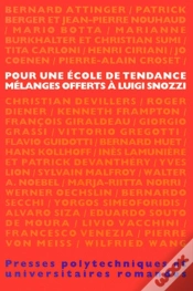 Capa do artigo Pour Une Ecole De Tendance Melanges Offerts