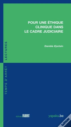 Capa do artigo Pour Une Éthique Clinique Dans Le Cadre Judiciaire