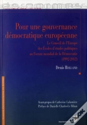 Capa do artigo Pour Une Gouvernance Democratique Europeenne