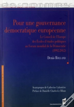 Capa do artigo Pour Une Gouvernance Democratique Europeenne