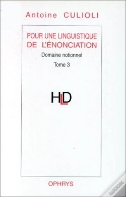 Capa do artigo Pour Une Linguistique De L'Énonciation ; Opération Et Représentations T.3