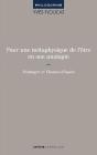 Pour Une Metaphysique De L'Etre En Son Analogie - Heidegger Et Thomas D'Aquin. - Preview