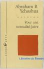 Pour Une Normalite Juive - Preview