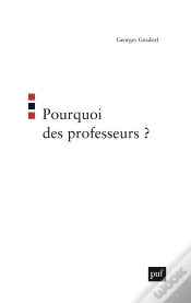 Capa do artigo Pourquoi Des Professeurs ?