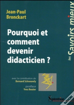 Capa do artigo Pourquoi Et Comment Devenir Didacticien ?