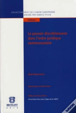 Capa do artigo Pouvoir Discretionnaires Dans L'Ordre Ju