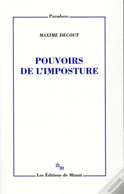 Capa do artigo Pouvoirs De L'Imposture