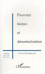 Pouvoirs Locaux Et Decentralisation - Preview
