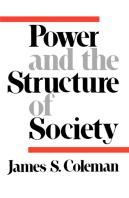 Power And The Structure Of Society