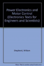 Power Electronics And Motor Control - Preview