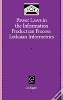 Capa do artigo Power Laws In The Information Production Process