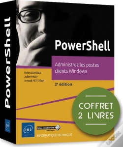 Capa do artigo Powershell - Coffret De 2 Livres : Administrez Les Postes Clients Windows (2e Edition)