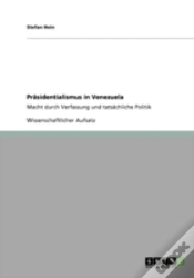 Capa do artigo Praã‚Â¤Sidentialismus In Venezuela