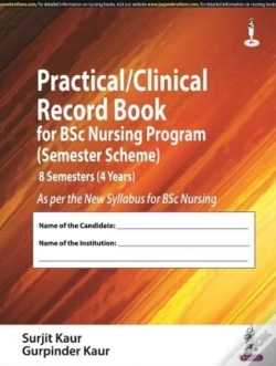 Capa do artigo Practical/Clinical Record Book For Bsc Nursing Program (Semester Scheme)