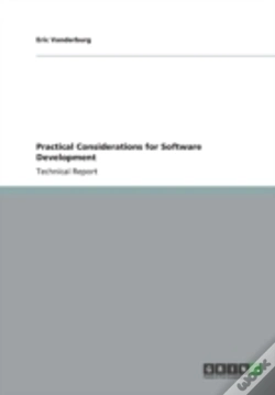 Capa do artigo Practical Considerations For Software Development