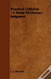 Capa do artigo Practical Criticism - A Study Of Literar