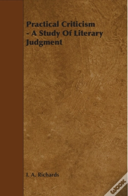 Capa do artigo Practical Criticism - A Study Of Literary Judgment