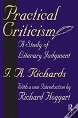 Capa do artigo Practical Criticism